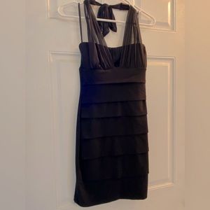 Little Black Halter Dress